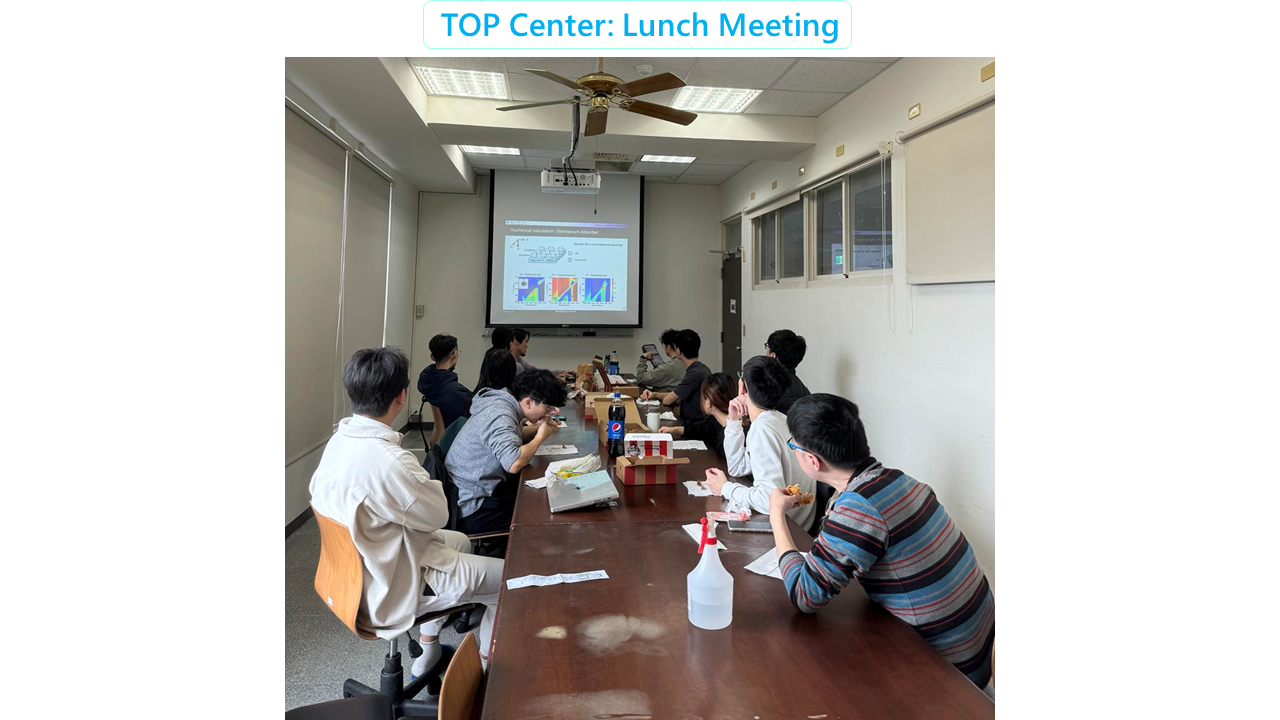 TOP Center Lunch Meeting