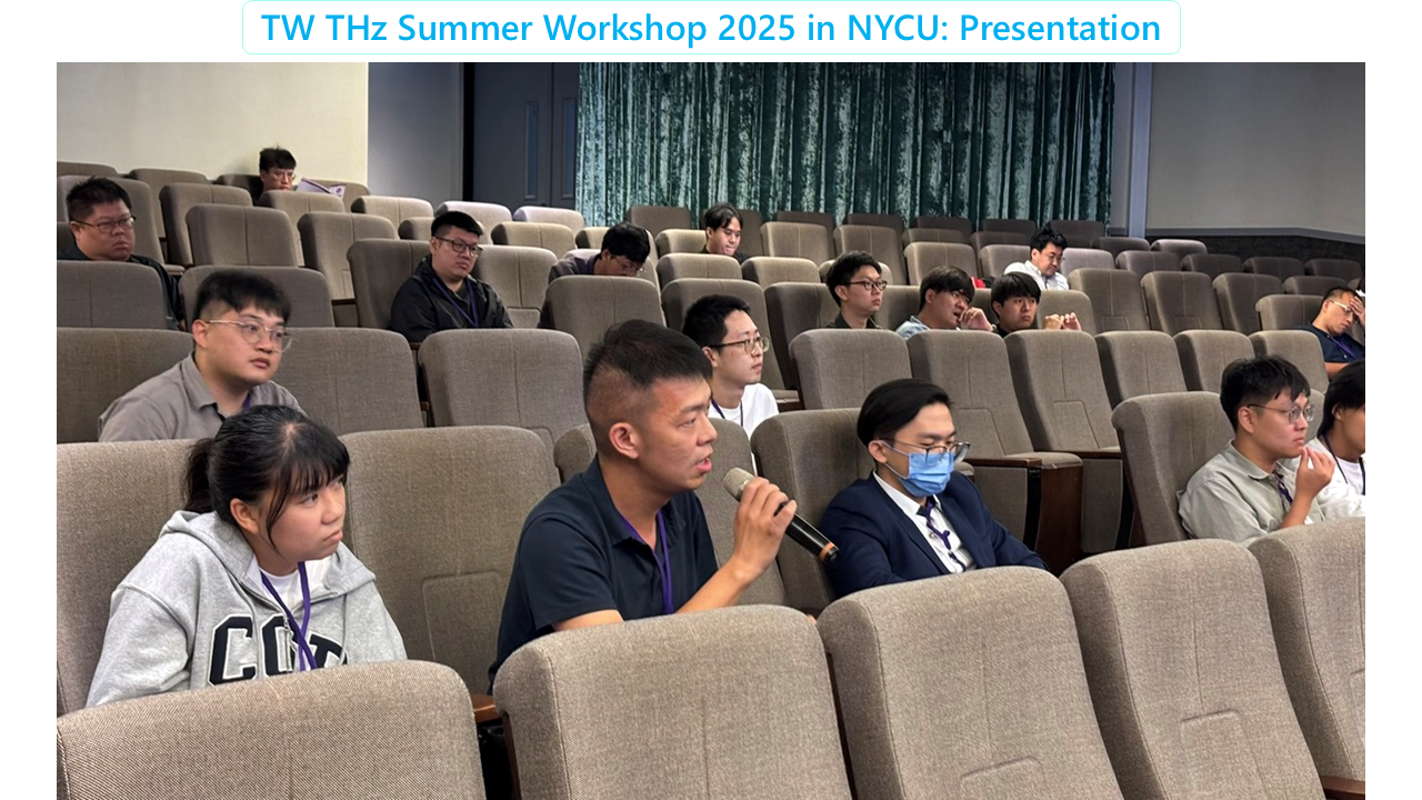 TW THz workshop 2025