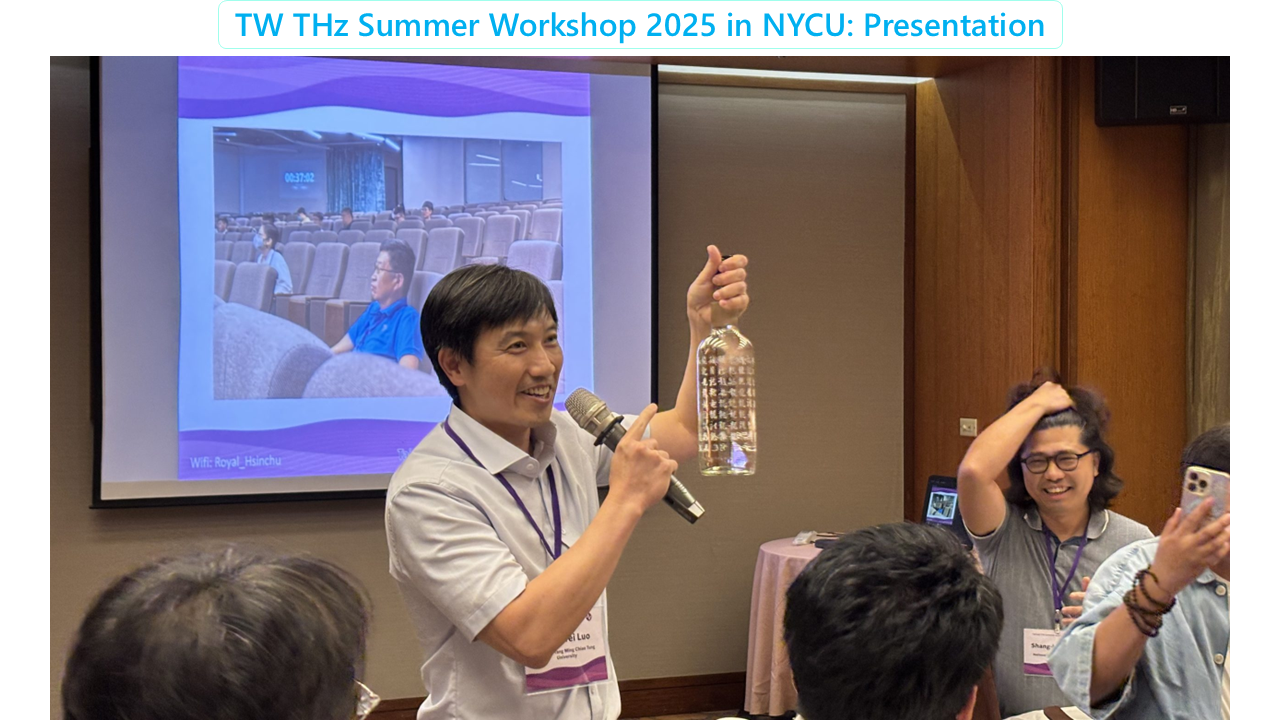 TW THz workshop 2025