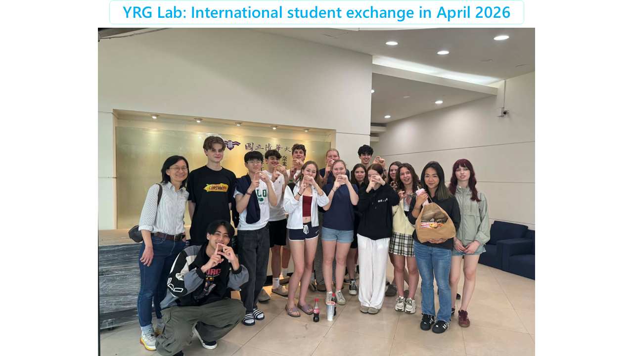 202604 YRG International exchange