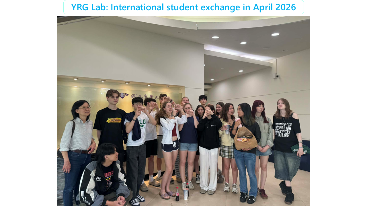202604 YRG International exchange