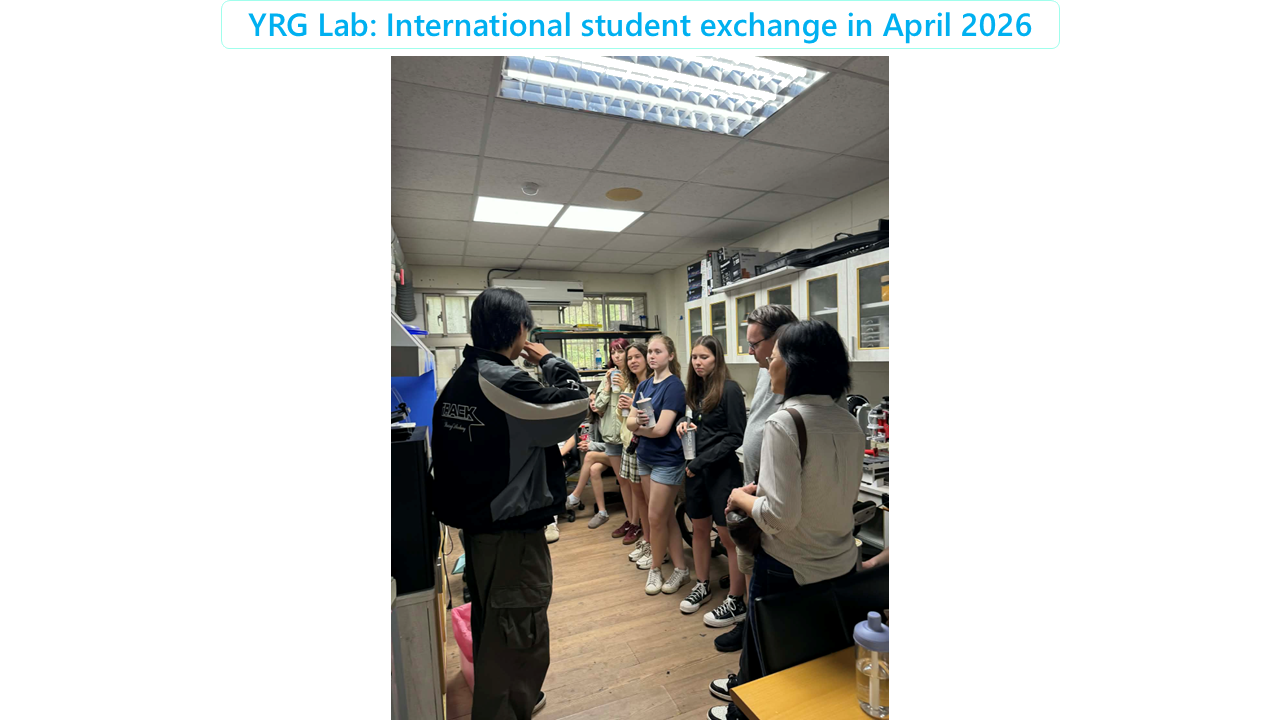 202604 YRG International exchange