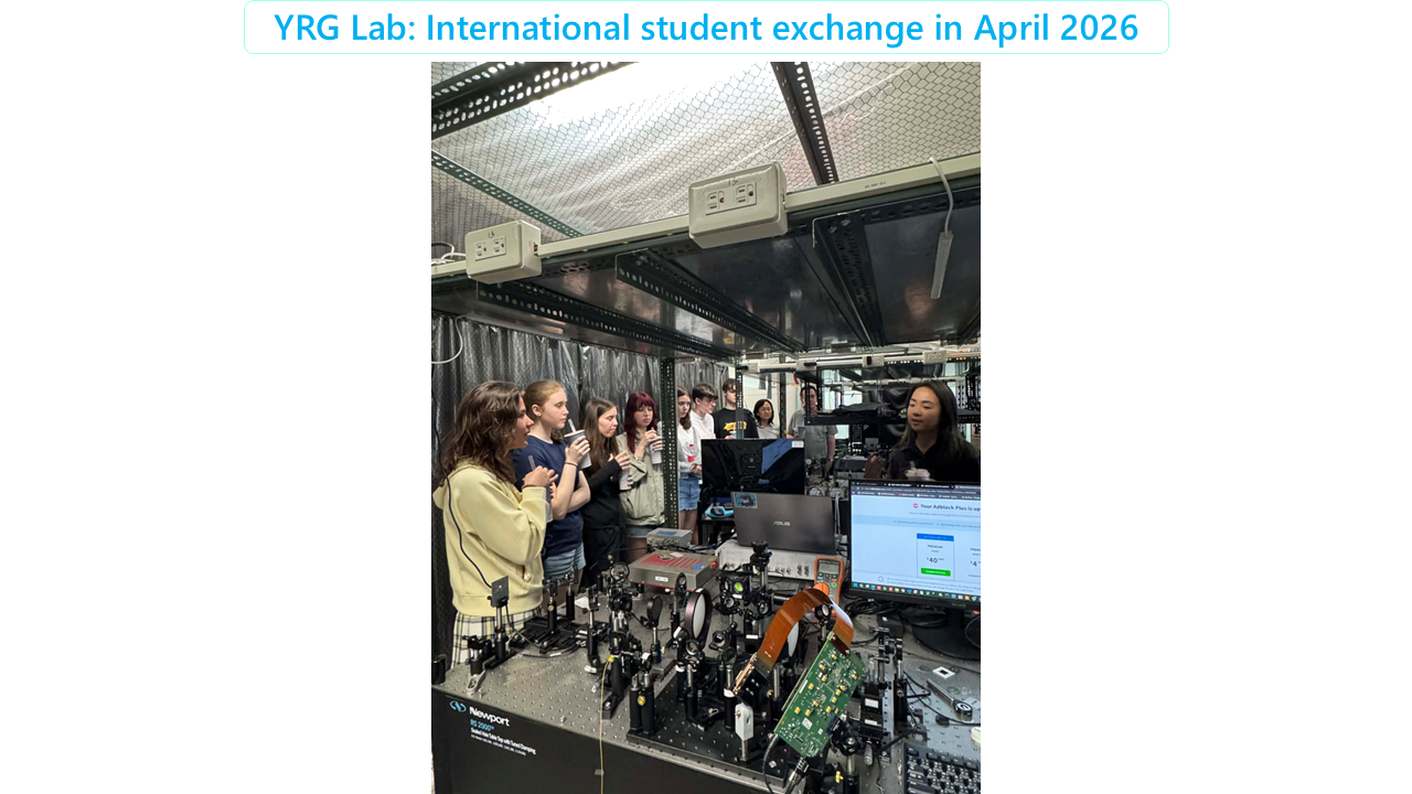 202604 YRG International exchange