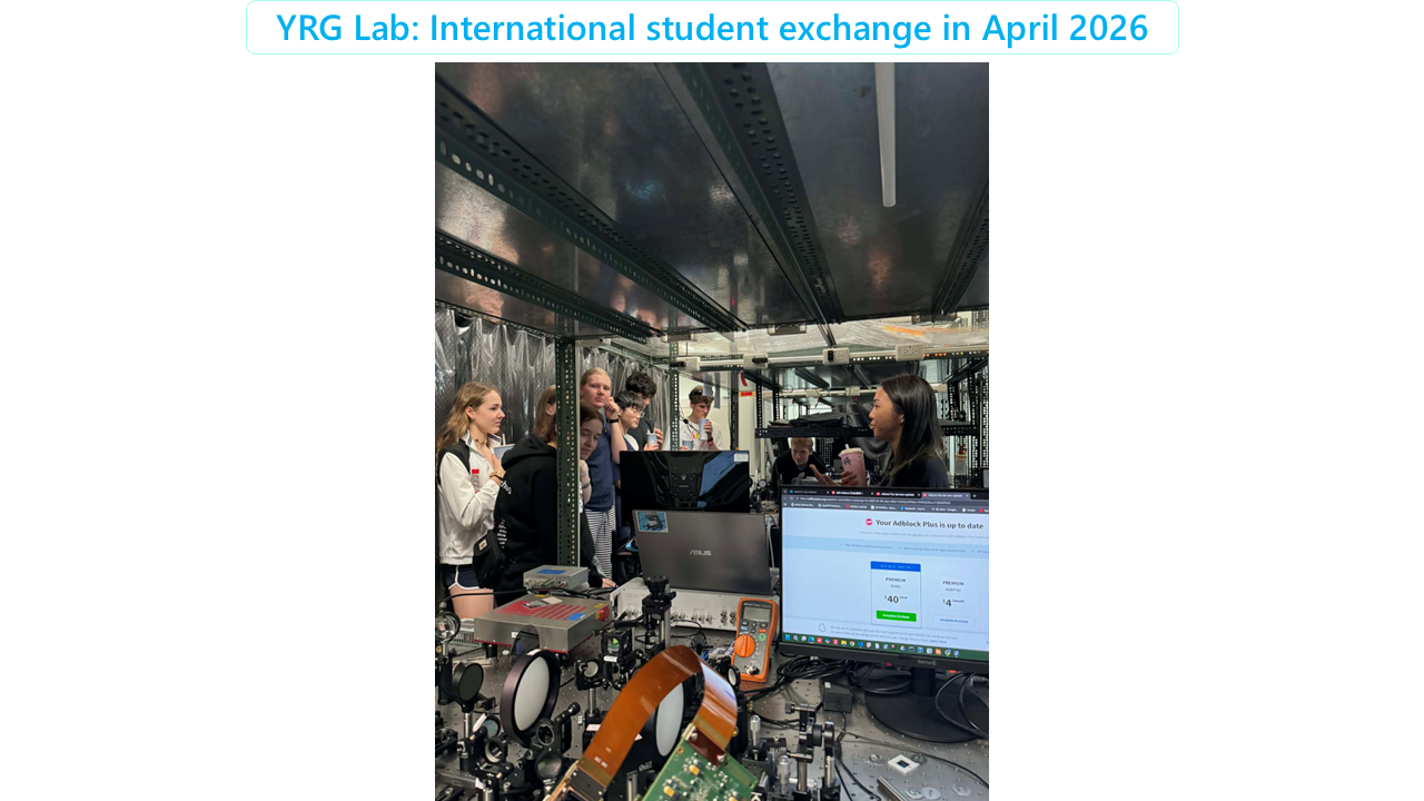 202604 YRG International exchange